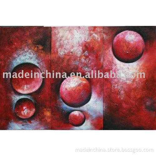 Group abstract oil painting